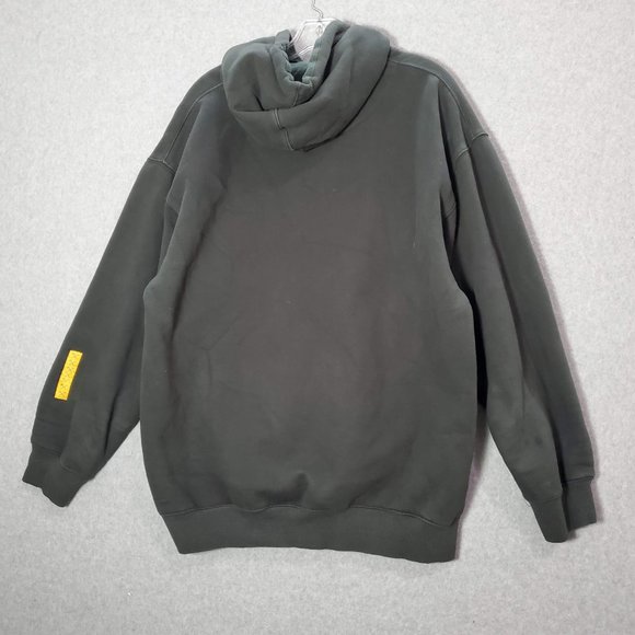 All American Roughneck Men Sweatshirt Large Black Hoodie Logo Pockets READ - Picture 7 of 11